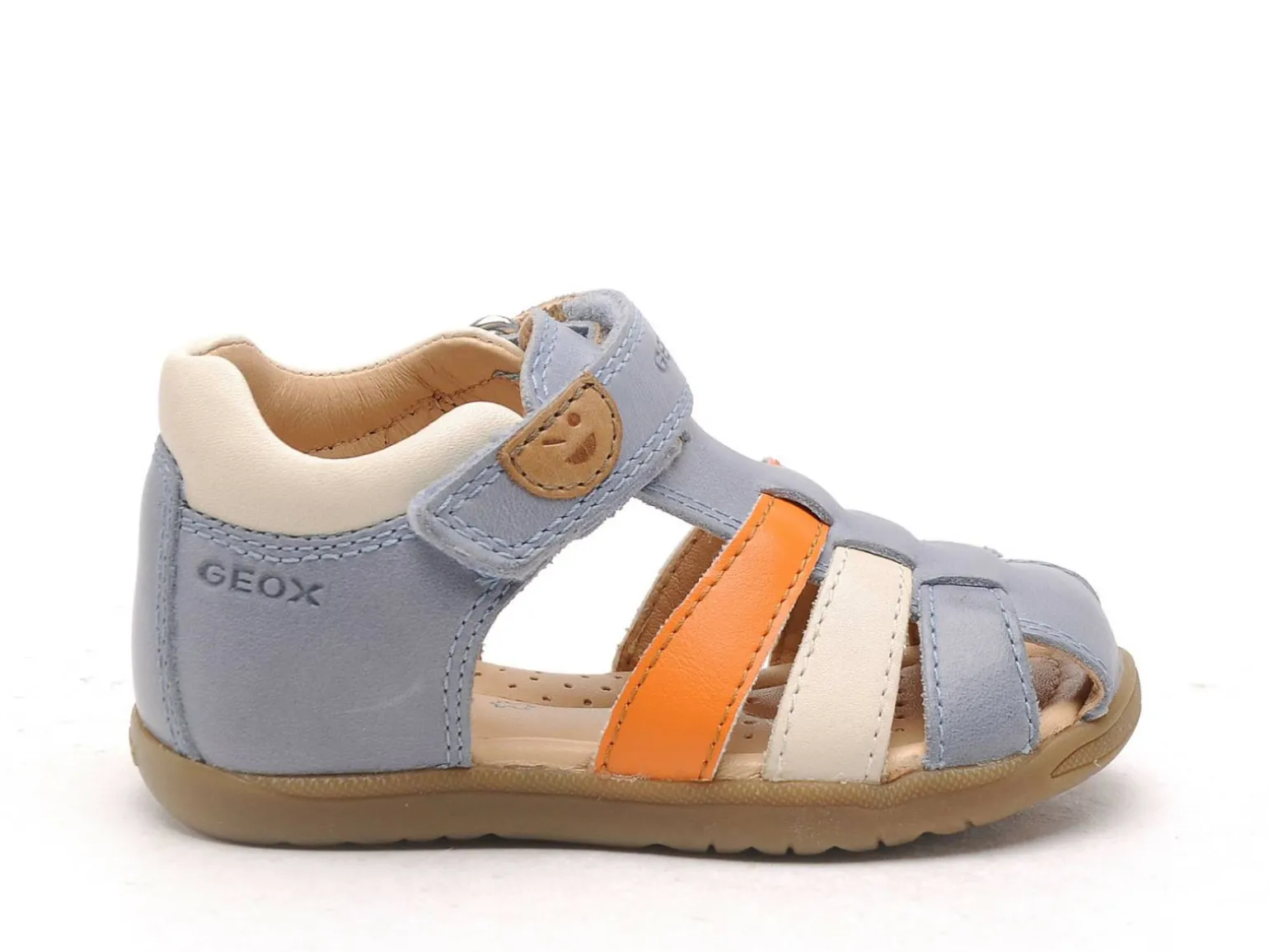 Geox B SANDAL MACCHIA BOY Bleu Bébé Garçon