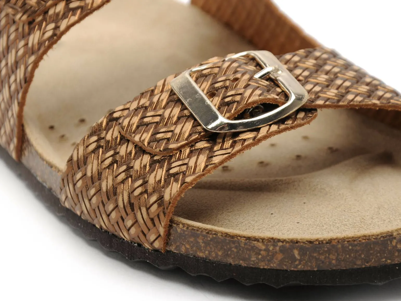 Geox D BRIONIA D35LSL Bronze Mules et Sabots Plats Femme