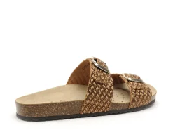 Geox D BRIONIA D35LSL Bronze Mules et Sabots Plats Femme