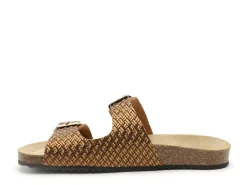 Geox D BRIONIA D35LSL Bronze Mules et Sabots Plats Femme