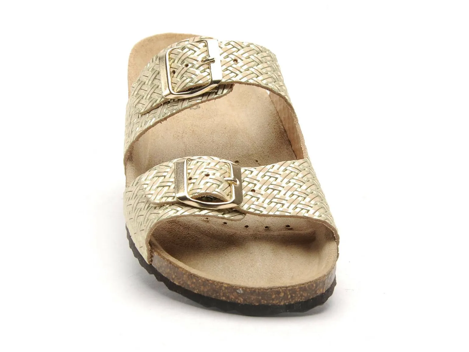 Geox D BRIONIA D35LSL Or Mules et Sabots Plats Femme