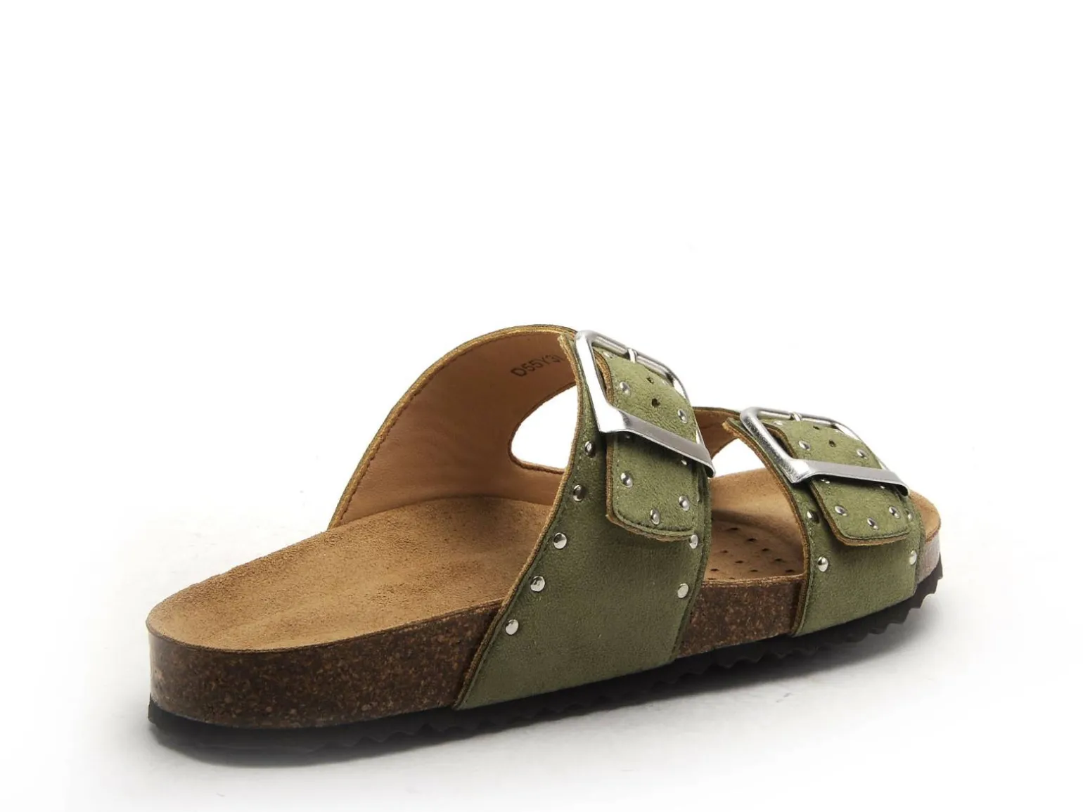 Geox D BRIONIA R D55Y31 Kaki Mules et Sabots Plats Femme