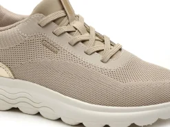 Geox D SPHERICA PLUS D557MA Beige Baskets Basses Femme