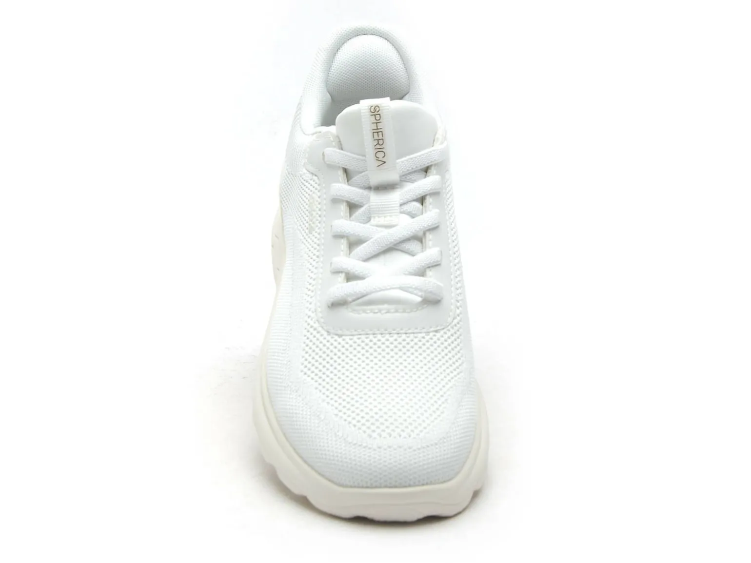 Geox D SPHERICA PLUS D557MA Blanc Slip in Baskets Basses Femme