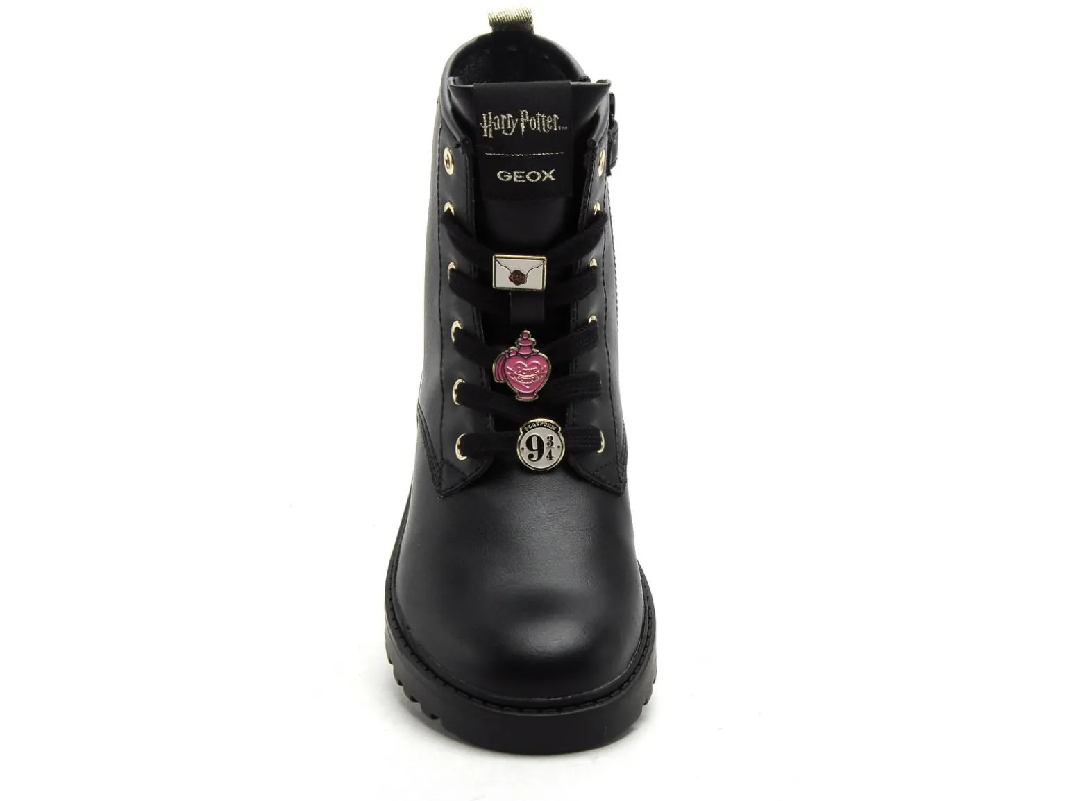 Geox J CASEY FILLE J5620B Harry Potter Noir Boots et Bottes Fille