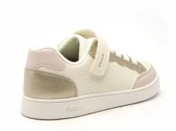 Geox J ECLYPER GIRL J65LRB Blanc Baskets Basses Fille