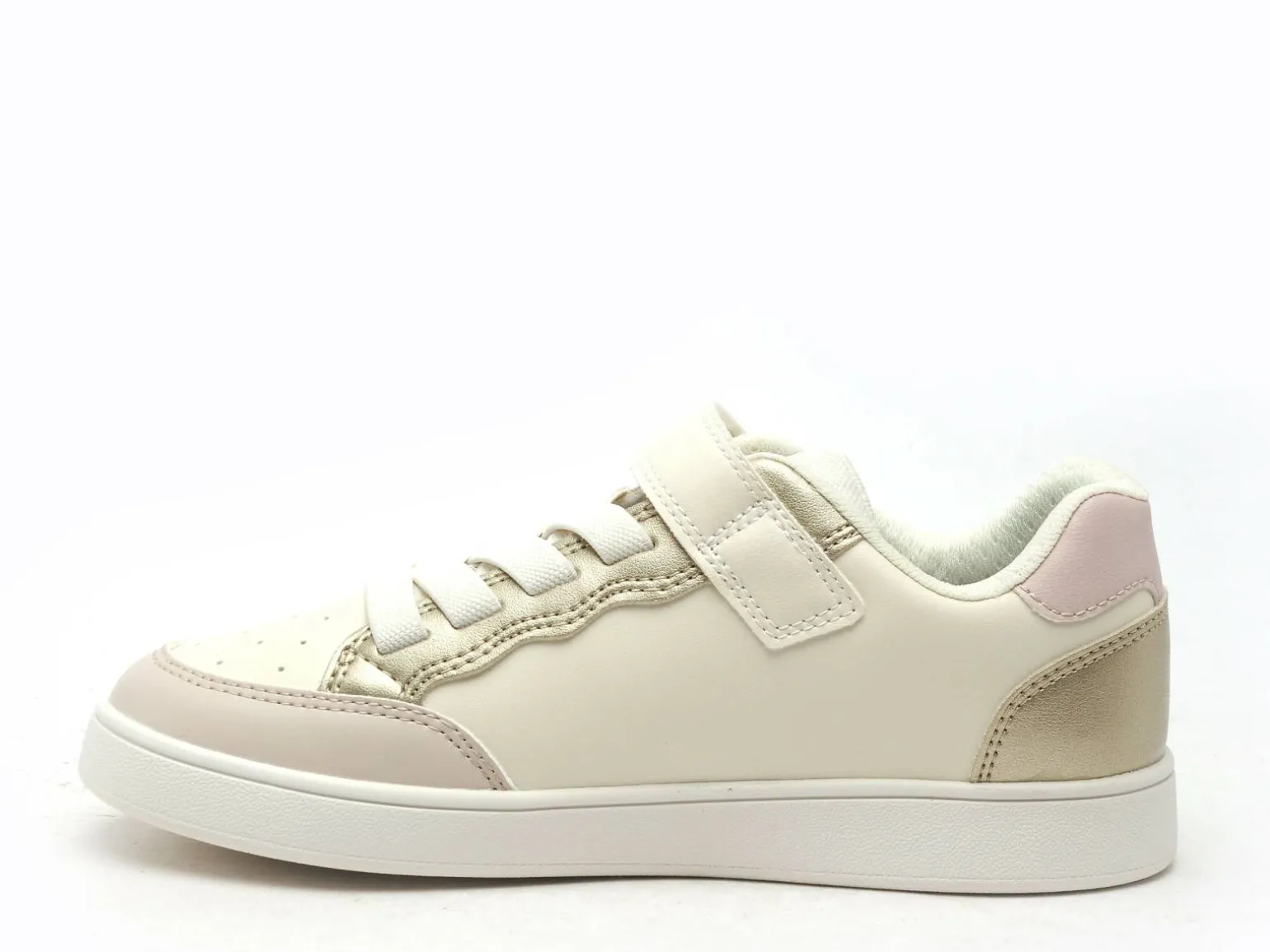 Geox J ECLYPER GIRL J65LRB Blanc Baskets Basses Fille