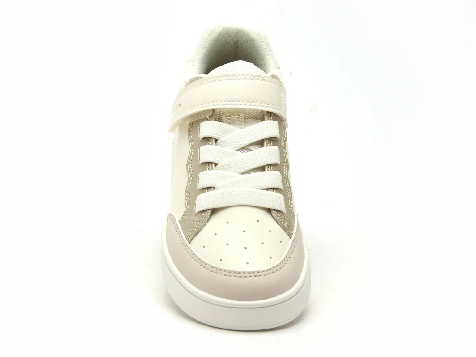Geox J ECLYPER GIRL J65LRB Blanc Baskets Basses Fille