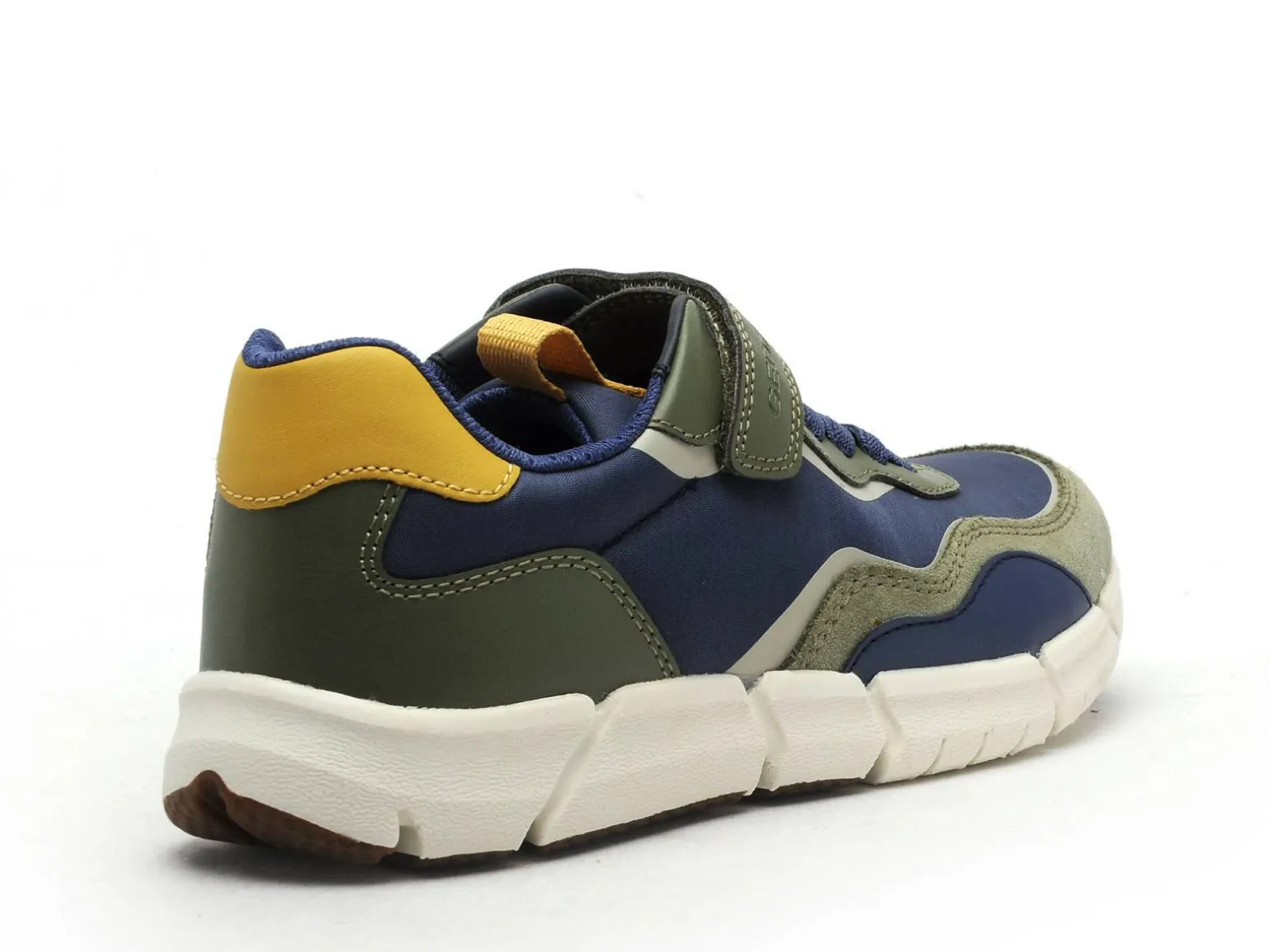Geox J FLEXYPER BOY J559BA Kaki Baskets Basses Garçon