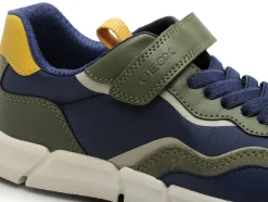 Geox J FLEXYPER BOY J559BA Kaki Baskets Basses Garçon