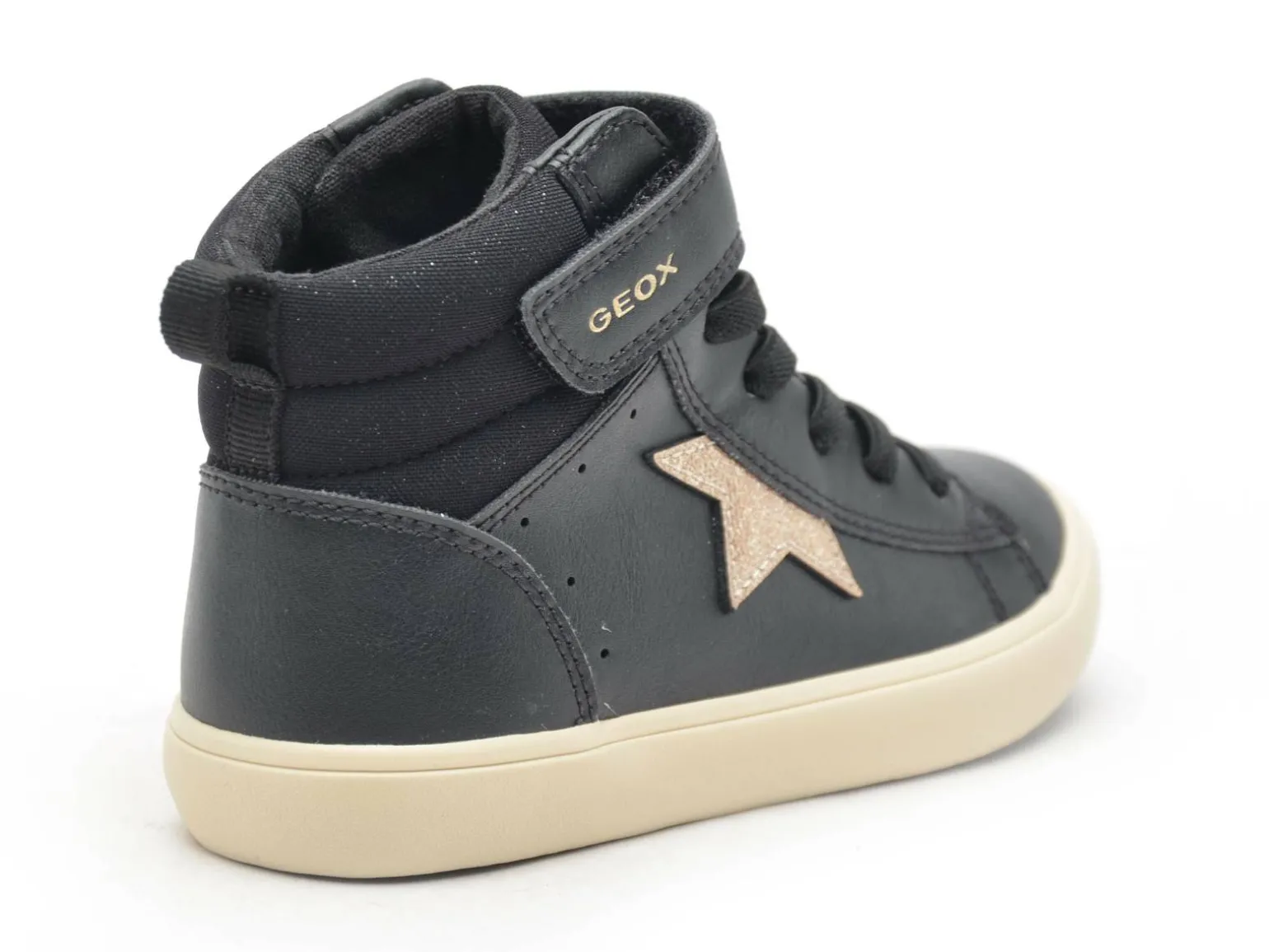 Geox J GISLI GIRL J564NC Noir Baskets Montantes Fille