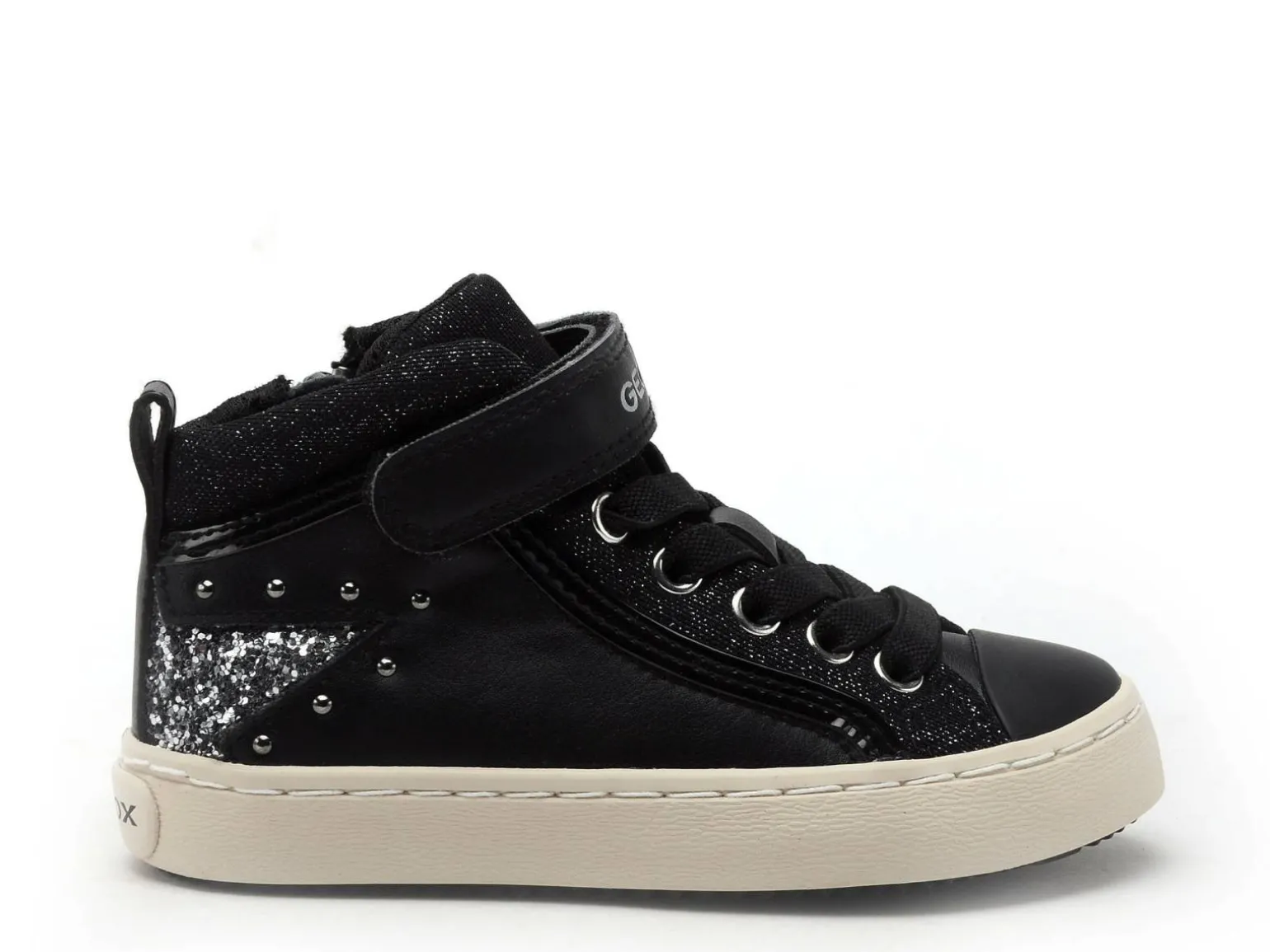 Geox J KALISPERA FILLE J944GM Noir Baskets Montantes Fille