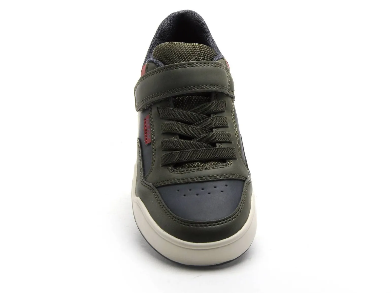 Geox J PERTH GARCON J367RE Kaki Baskets Basses Garçon