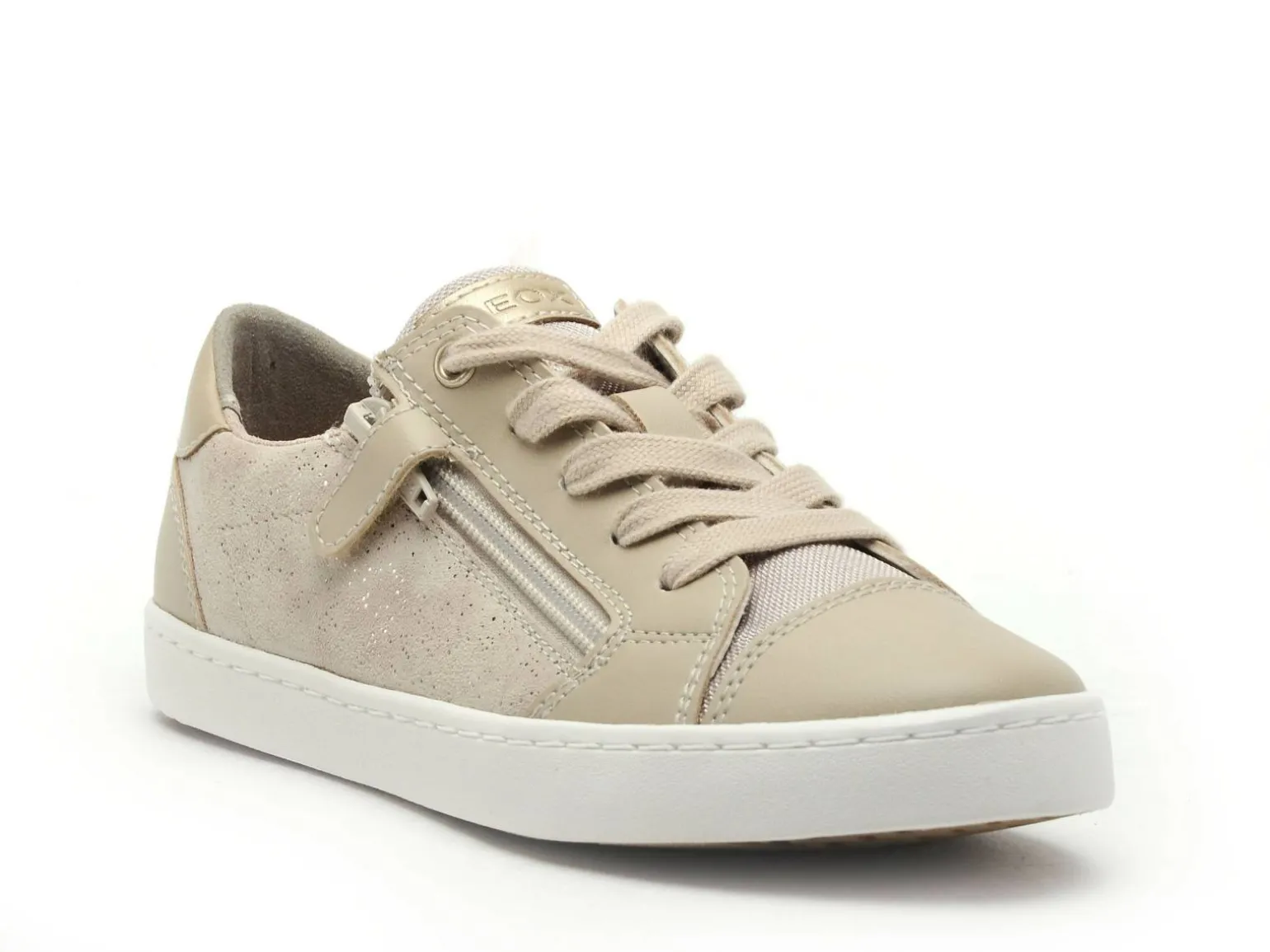 Geox JR KILWI FILLE J45D5A Or Baskets Basses Fille