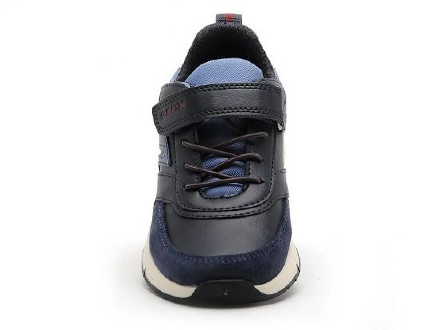 Geox J ROONER BOY J46H0D Bleu Baskets Basses Garçon