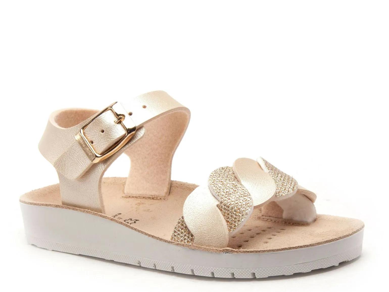 Geox J SANDAL COSTAREI GI J55EAE Or Sandales Fille