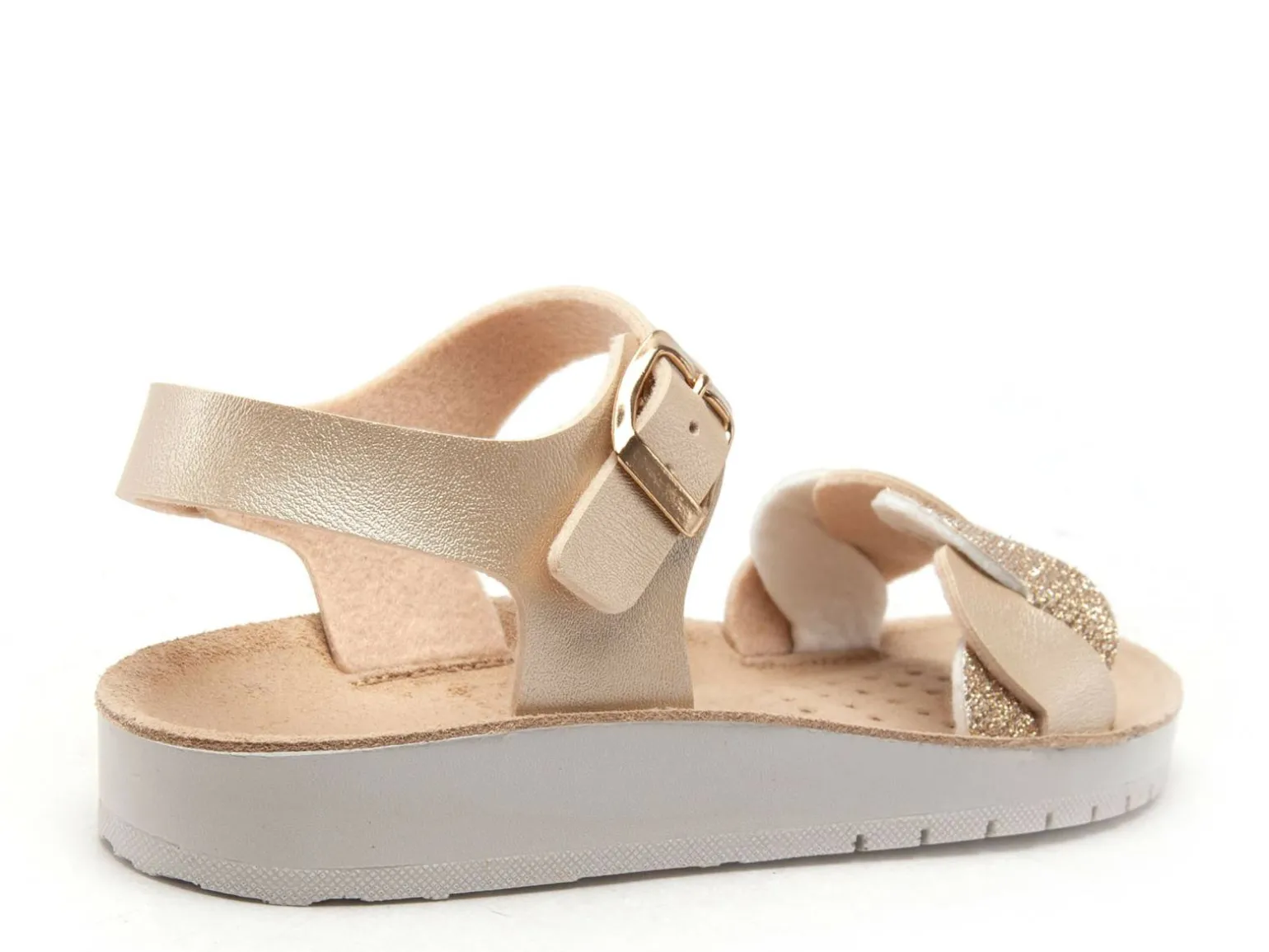 Geox J SANDAL COSTAREI GI J55EAE Or Sandales Fille
