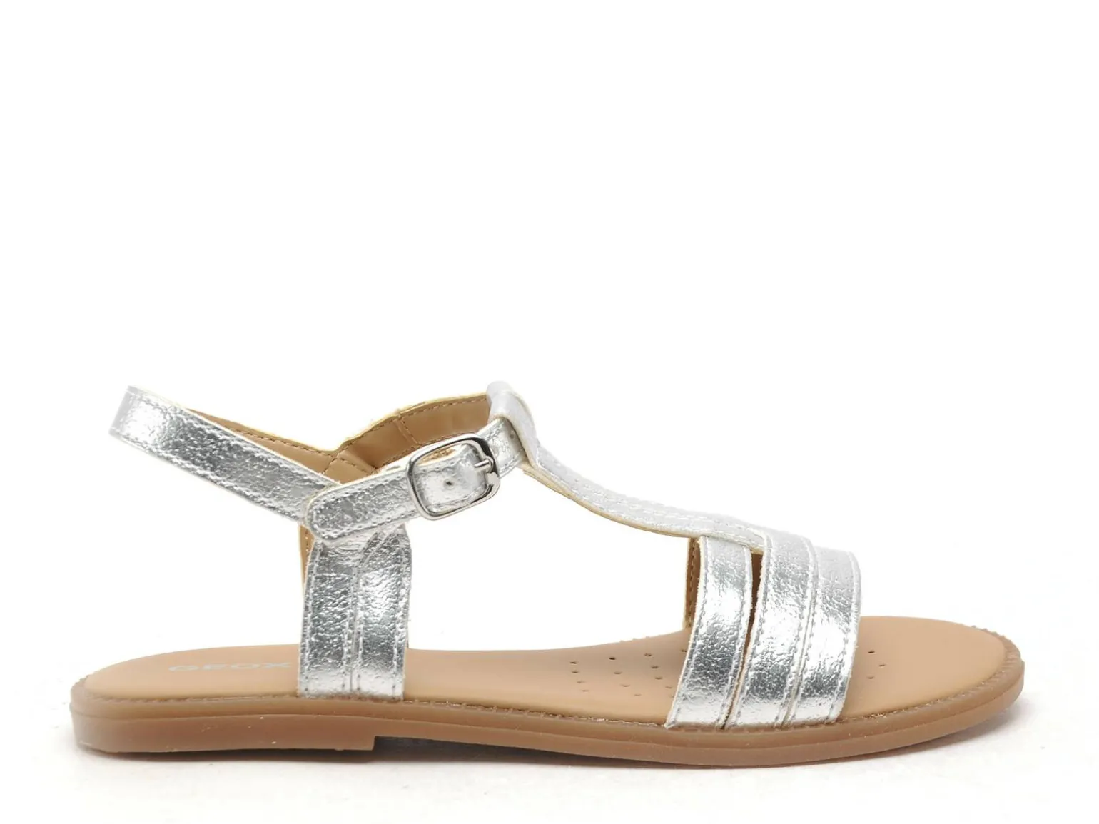 Geox J SANDALE KARLY FILL J6535B Argent Sandales Fille