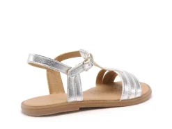 Geox J SANDALE KARLY FILL J6535B Argent Sandales Fille