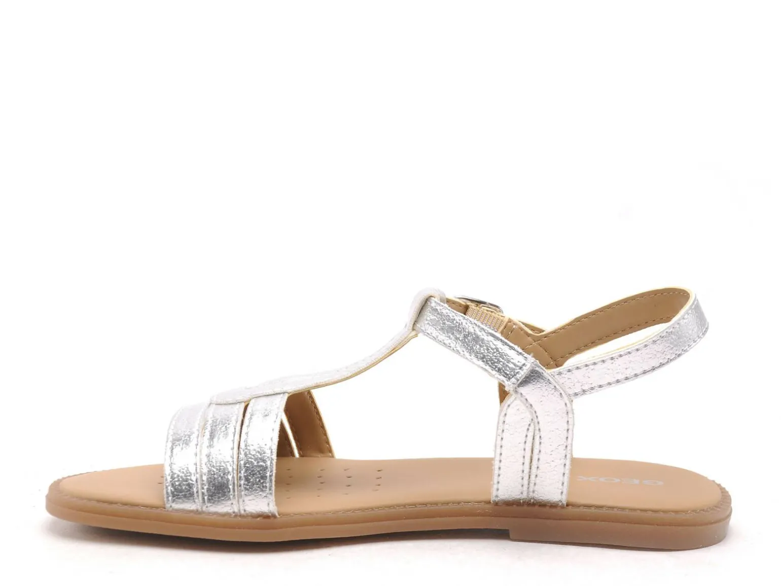 Geox J SANDALE KARLY FILL J6535B Argent Sandales Fille