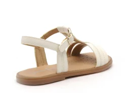 Geox J SANDALE KARLY FILL J6535B Blanc Sandales Fille