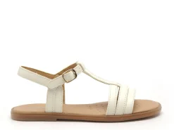Geox J SANDALE KARLY FILL J6535B Blanc Sandales Fille