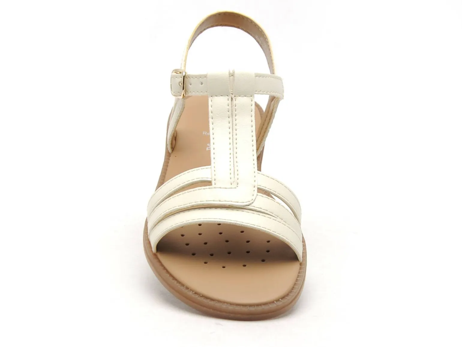 Geox J SANDALE KARLY FILL J6535B Blanc Sandales Fille