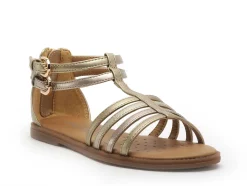 Geox J SANDALE KARLY FILL J7235D Or Sandales Fille