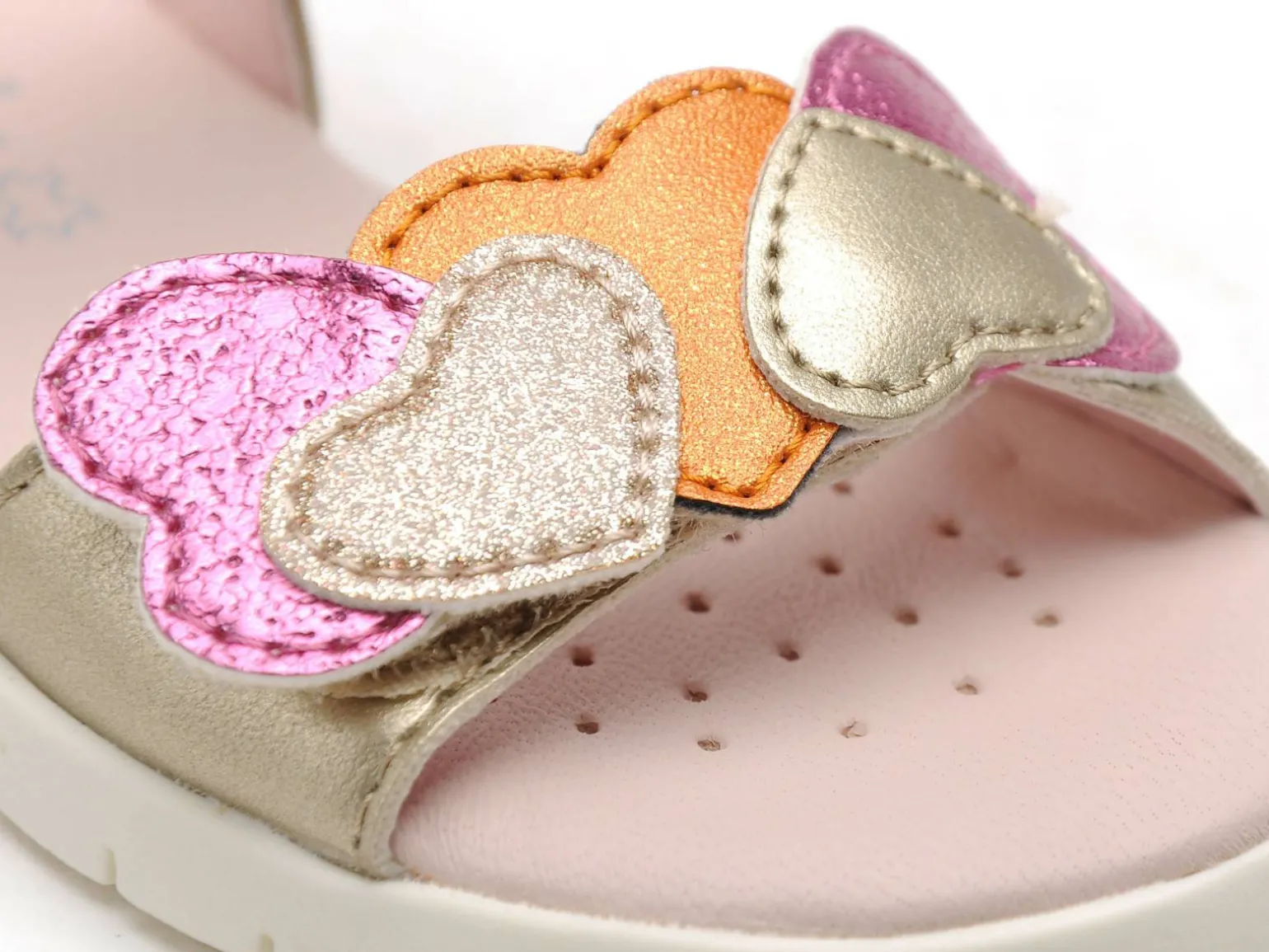 Geox J SANDAL JOYFOOT GIR J65P1D Or Sandales Fille