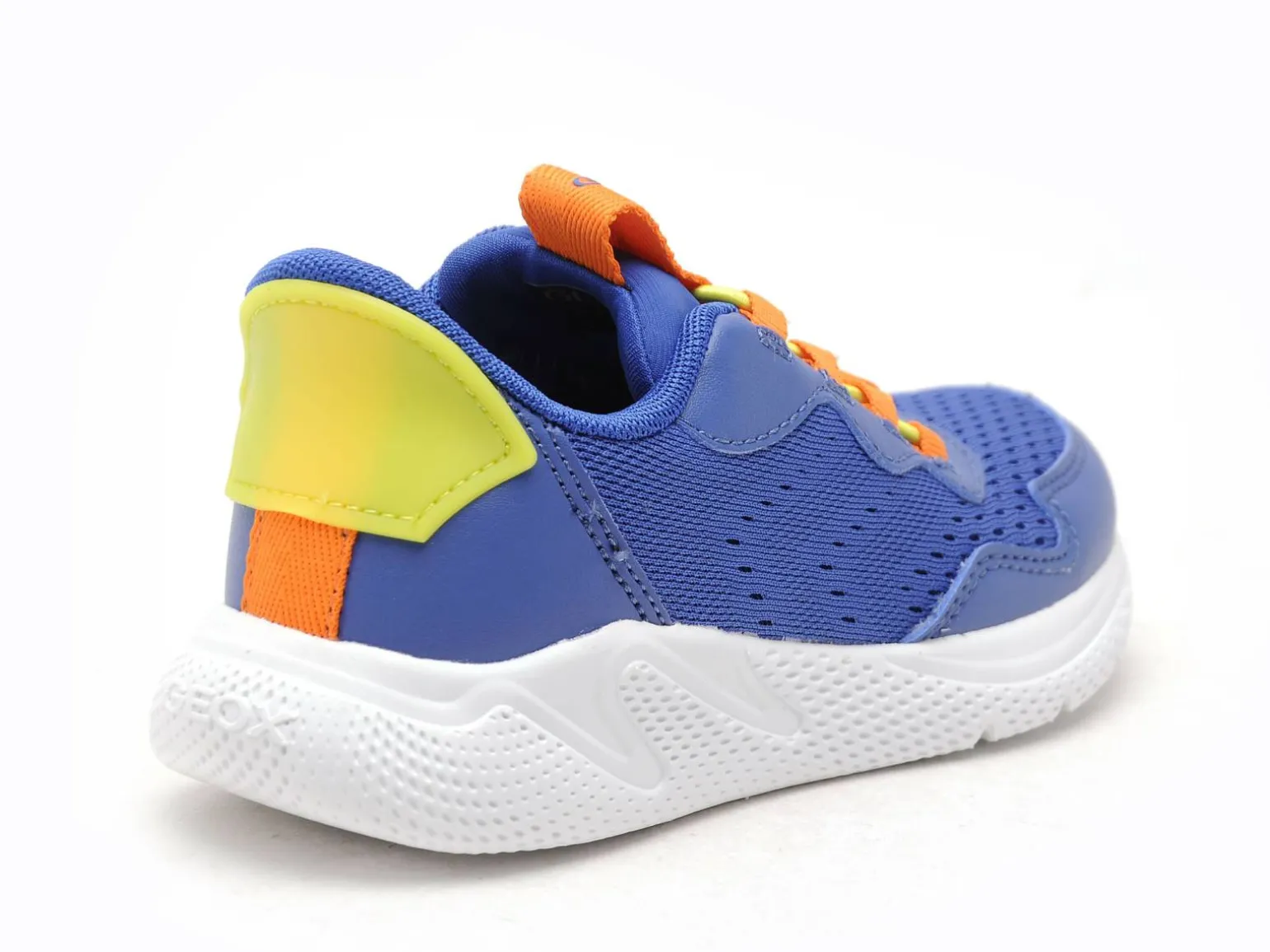 Geox J SPRINTYE FAST IN B J65NQA Bleu Baskets Basses Garçon