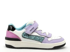 Geox J WASHIBA GIRL J55HXA Multicolore Baskets Basses Fille