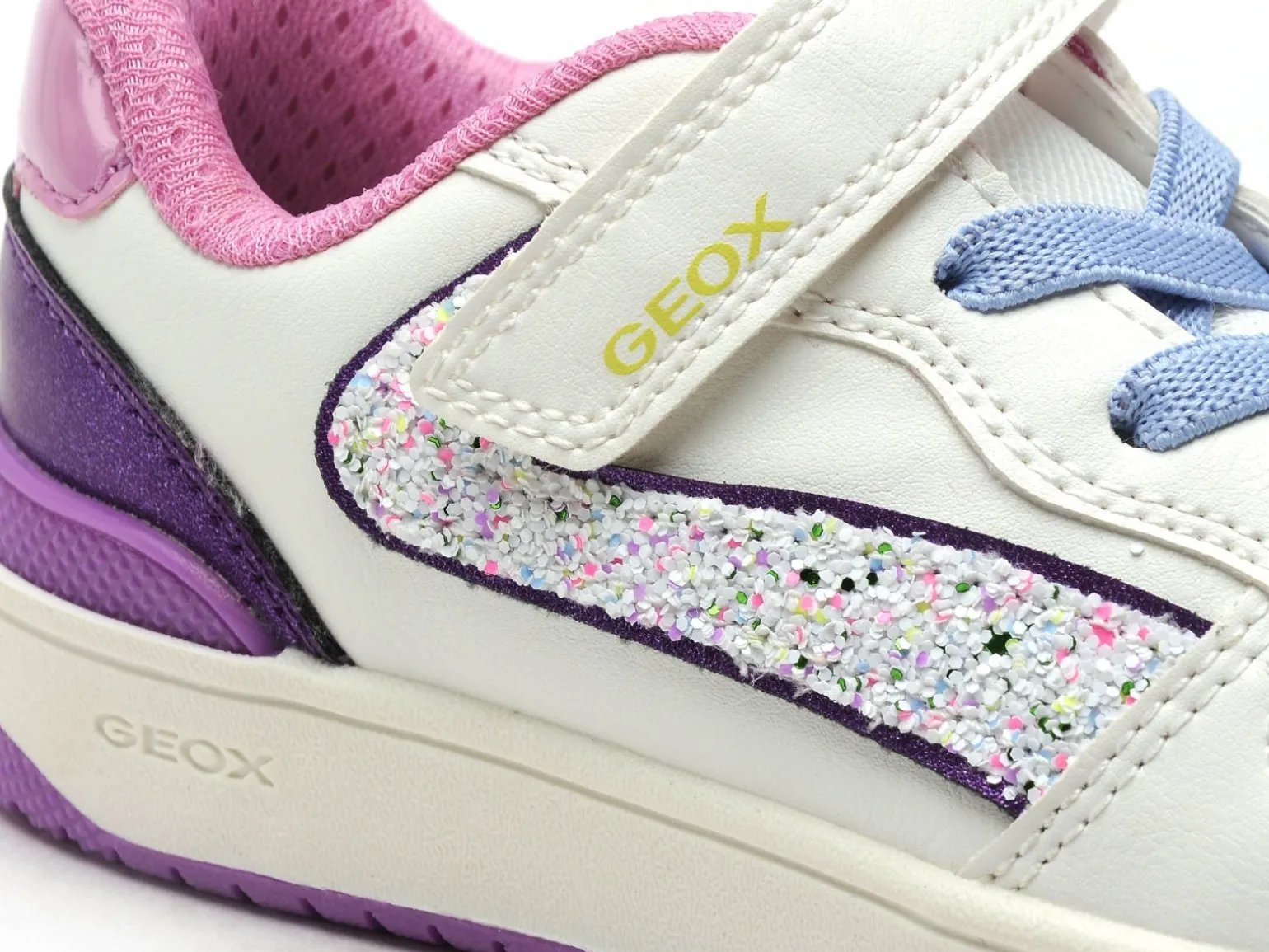 Geox J WASHIBA GIRL J55HXA Multicolore Baskets Basses Fille