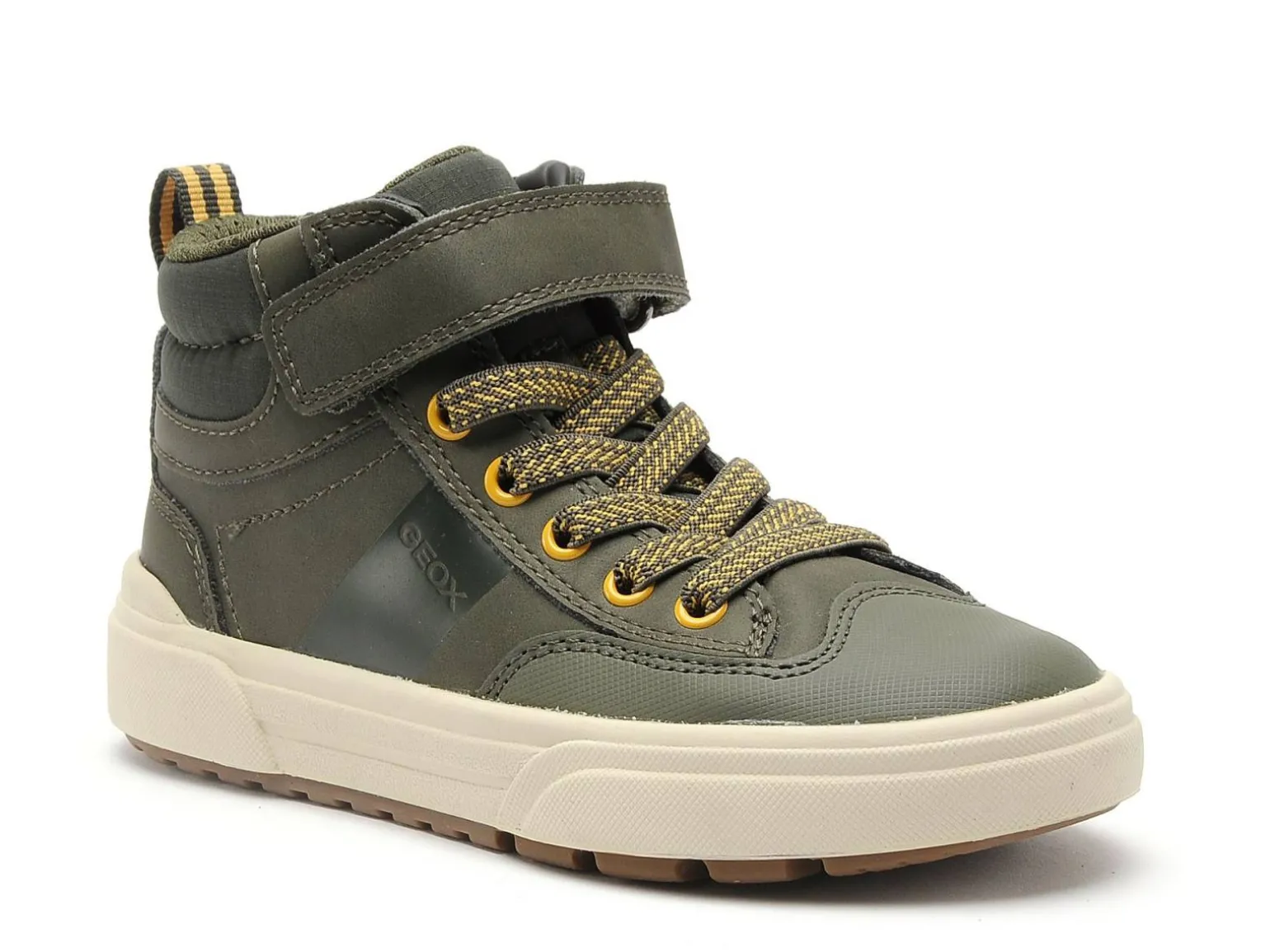 Geox J WEEMBLE BOY A J56HAA Kaki Baskets Montantes Garçon
