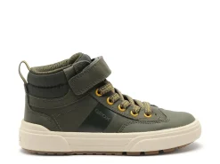 Geox J WEEMBLE BOY A J56HAA Kaki Baskets Montantes Garçon
