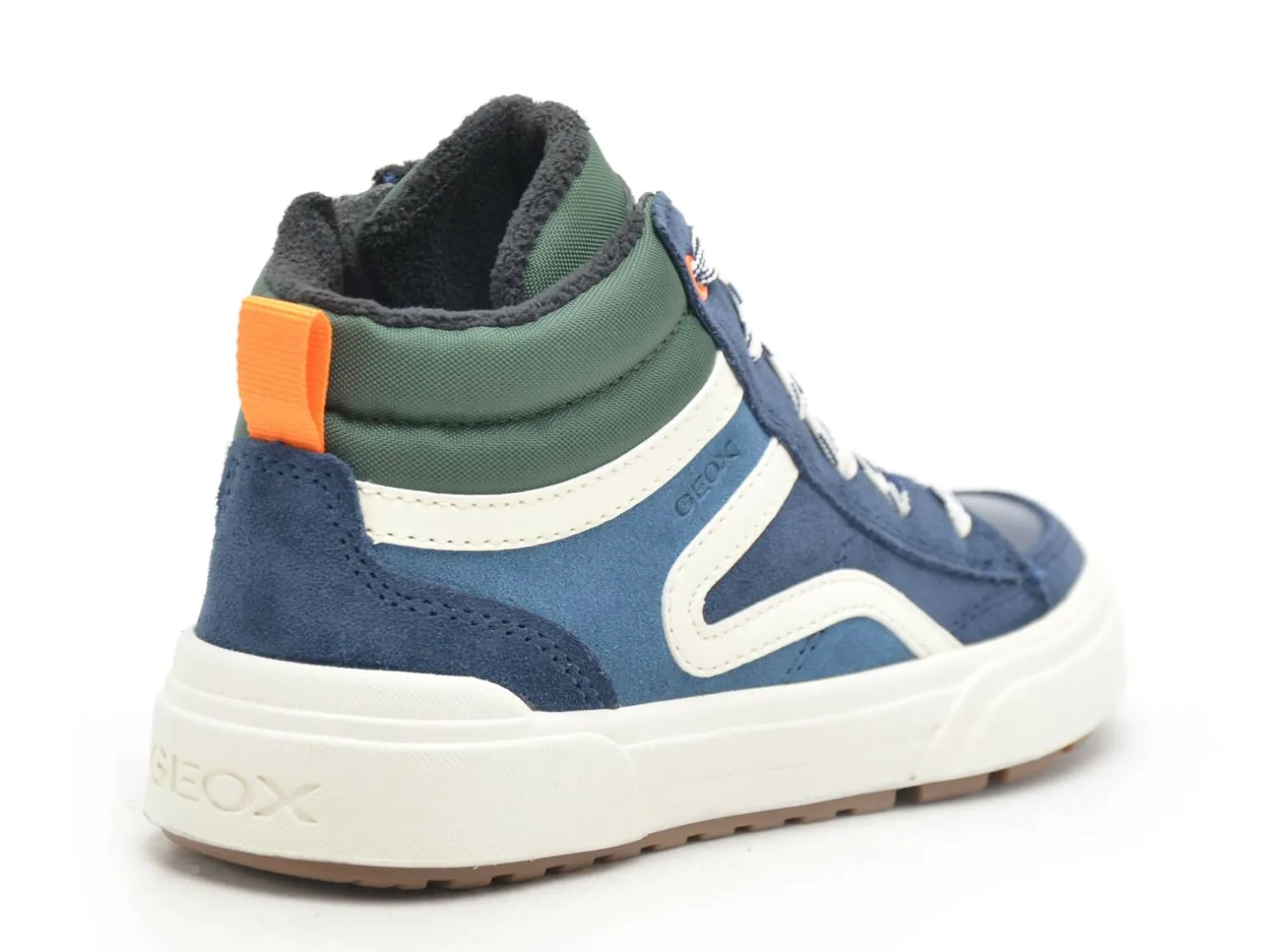 Geox J WEEMBLE BOY J36HAA Bleu Baskets Montantes Garçon