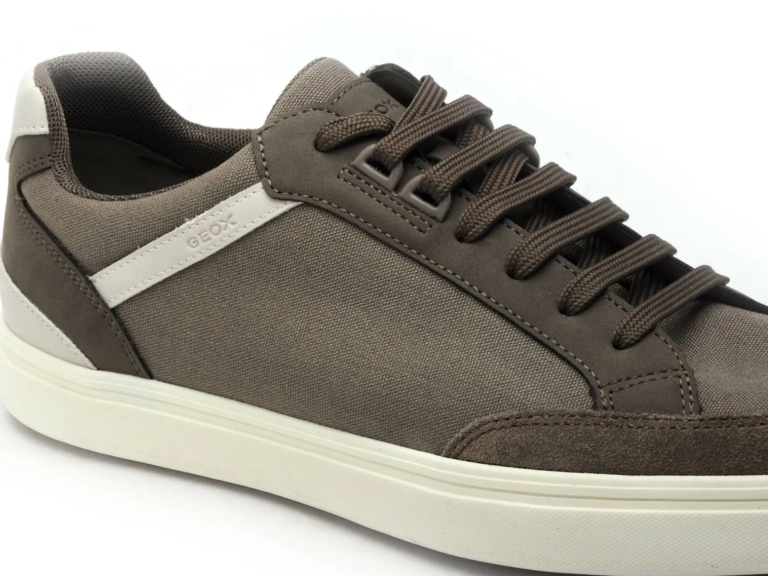 Geox U BALTMOORE U55LDB Gris Baskets Basses Homme