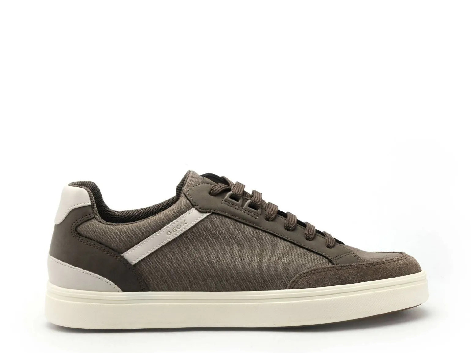 Geox U BALTMOORE U55LDB Gris Baskets Basses Homme