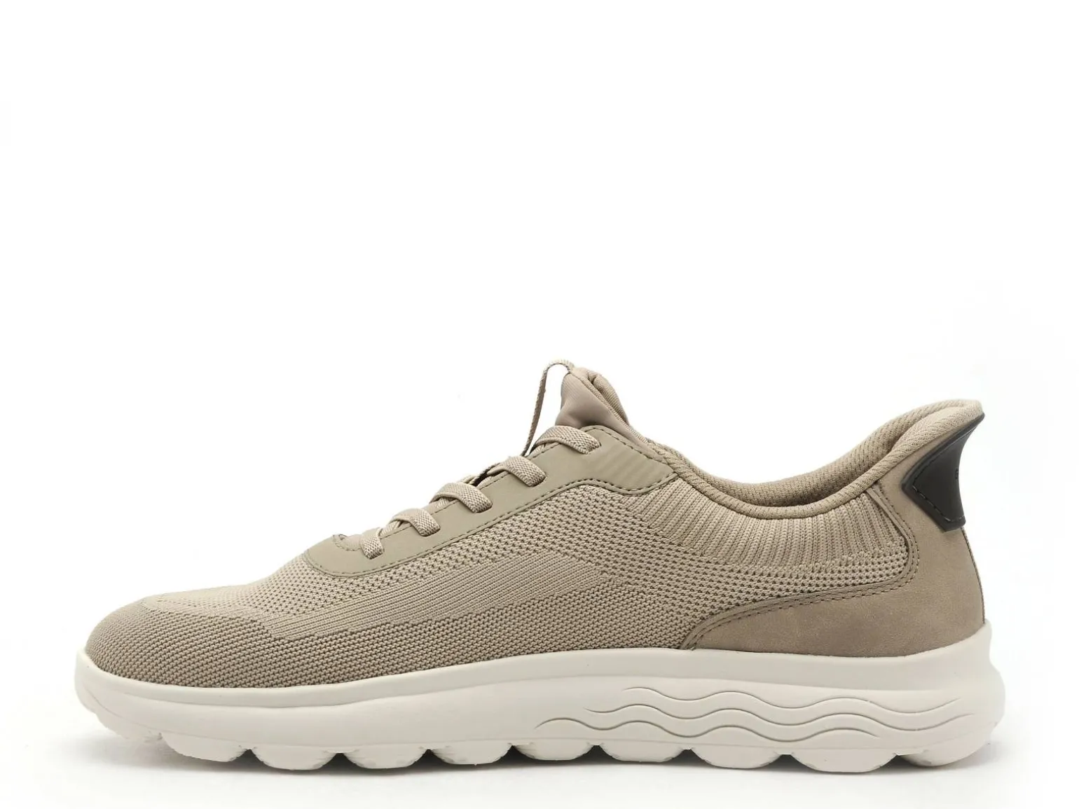 Geox U55MPA Beige Baskets Basses Homme