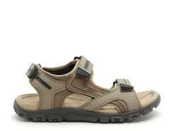 Geox UOMO SANDALE STRADA U8224D Beige Sandales Homme