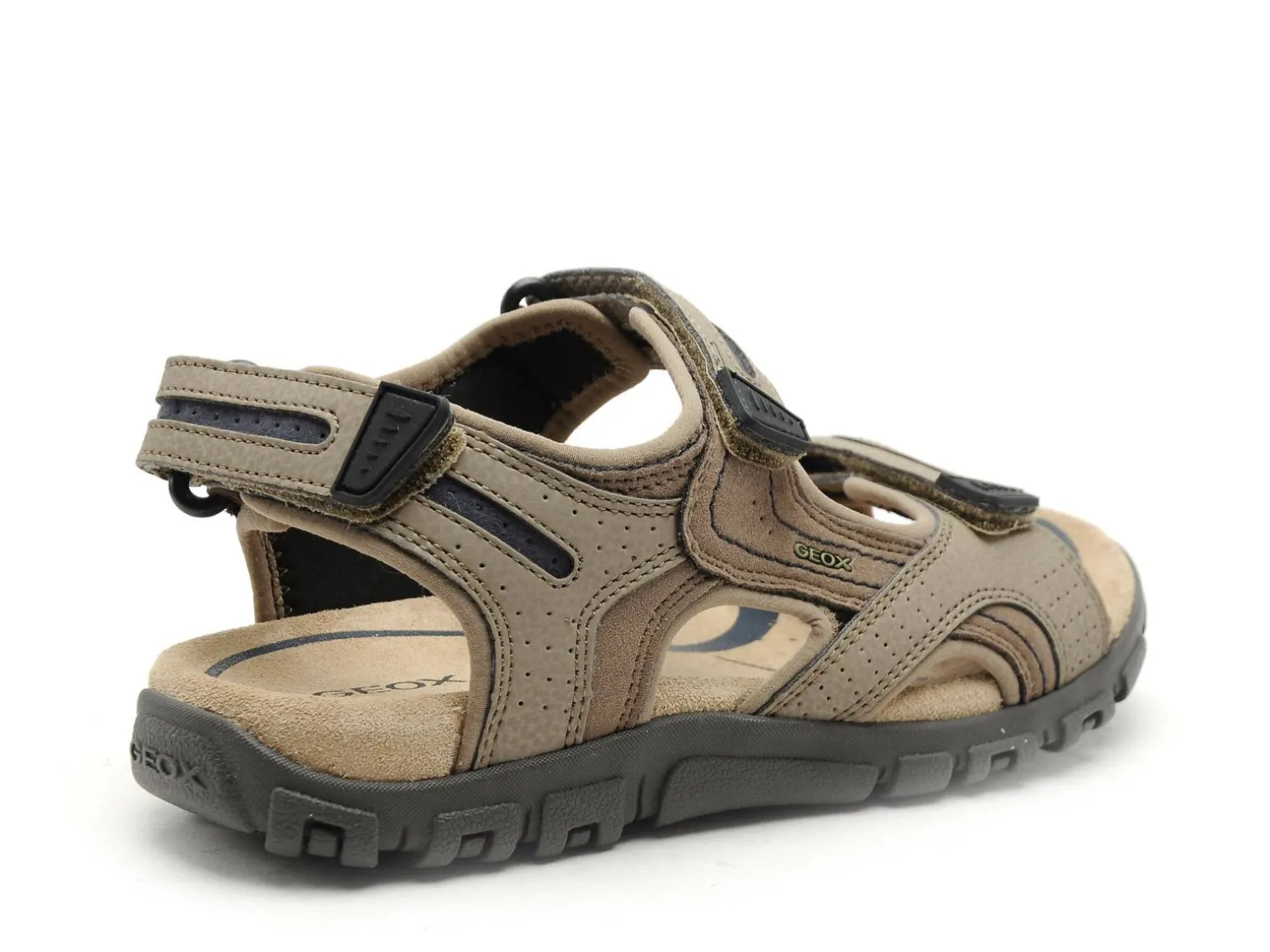 Geox UOMO SANDALE STRADA U8224D Beige Sandales Homme