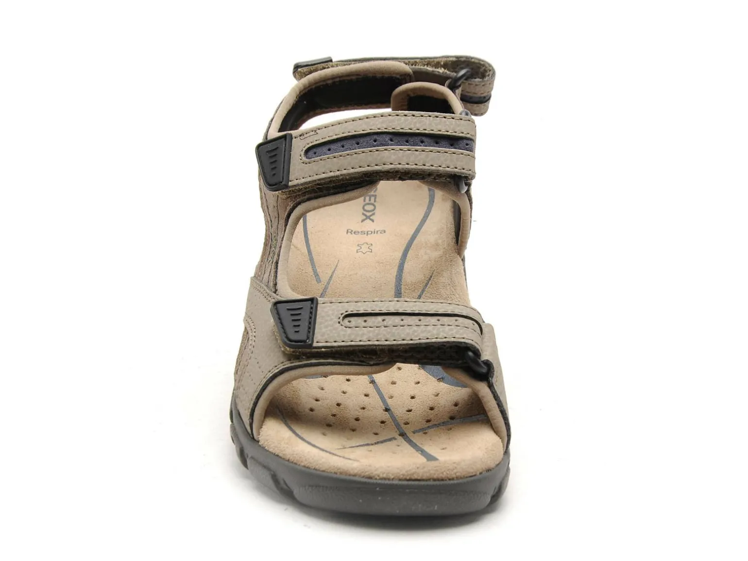 Geox UOMO SANDALE STRADA U8224D Beige Sandales Homme