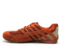Geox U SNAKE ORIGINAL U55MNA Orange Baskets Basses Homme