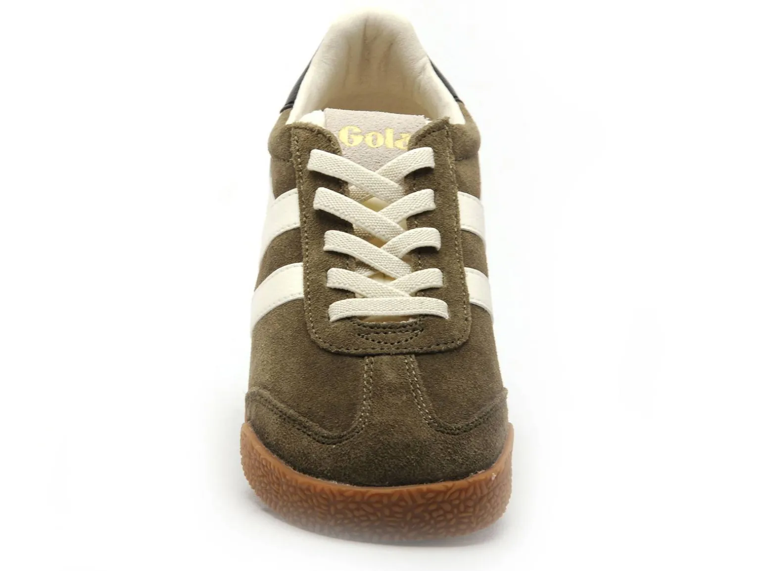 Gola Baskets ELAN CKA538 Kaki Baskets Basses Garçon