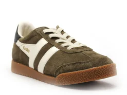 Gola Baskets ELAN CKA538 Kaki Baskets Basses Garçon