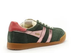 Gola BASKETS ELAN GLITZ CLB490 Vert Baskets Basses Femme