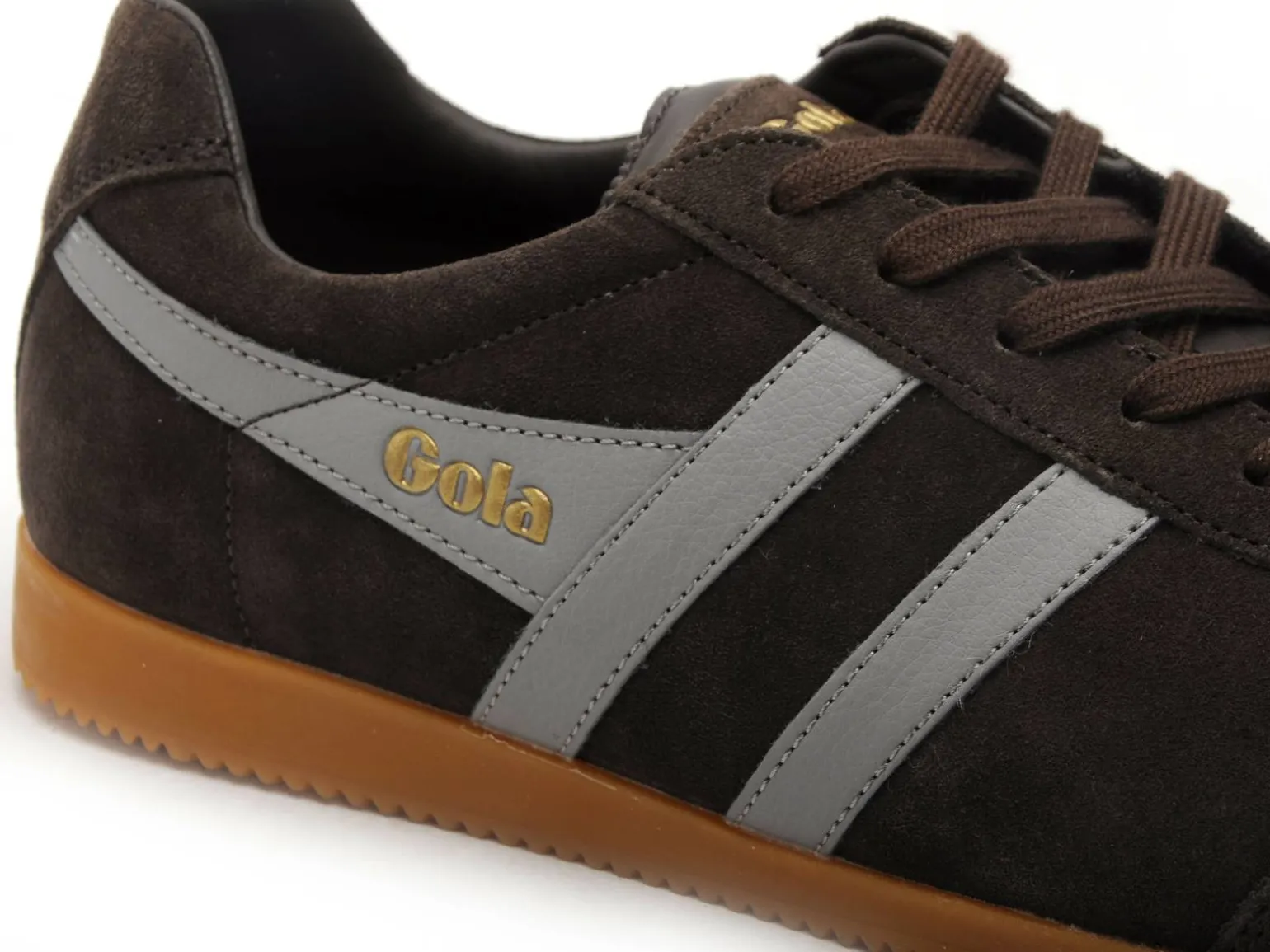 Gola Baskets HARRIER CMA192 Marron Baskets Basses Homme