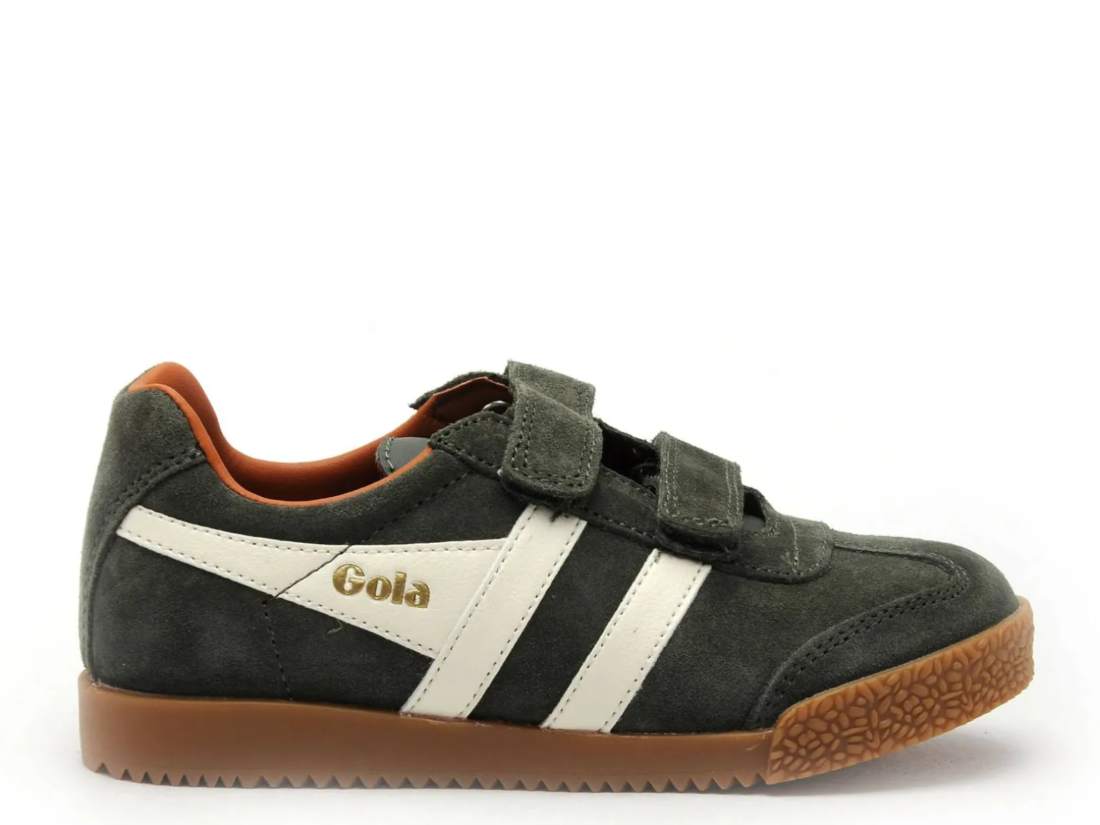 Gola Baskets HARRIER STRAP CKA192 Kaki Baskets Basses Garçon
