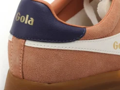 Gola CYCLONE CLB762 Orange Baskets Basses Femme