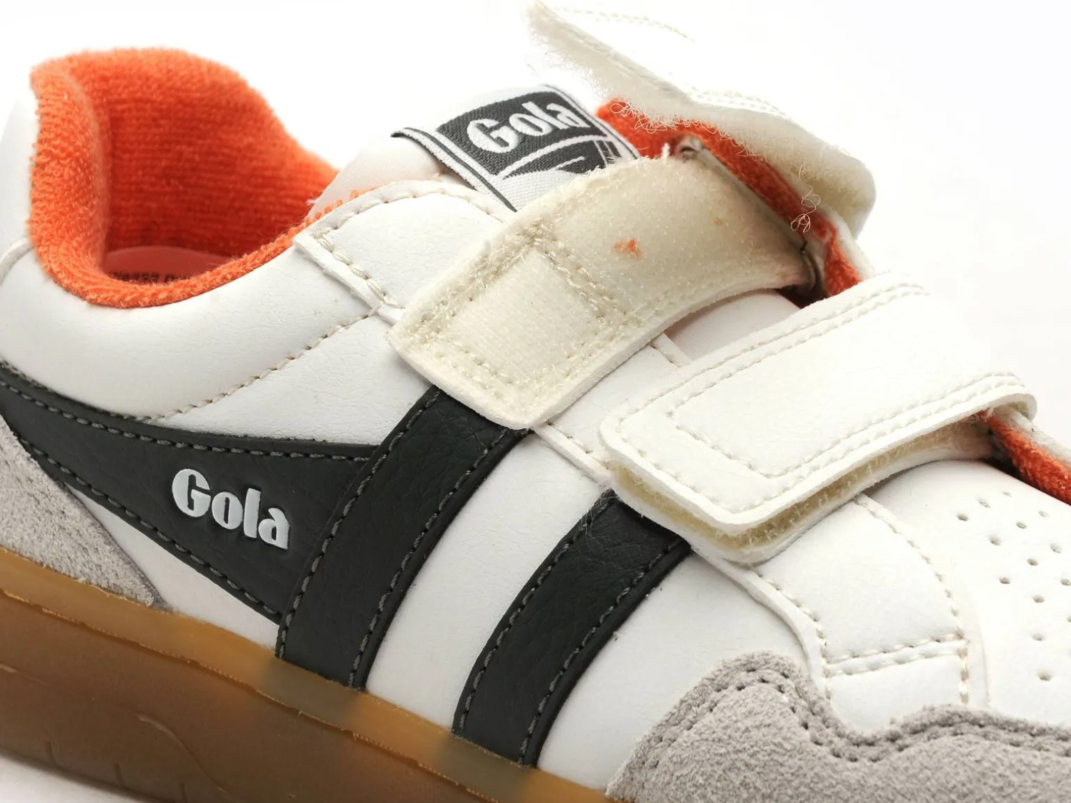Gola EAGLE STRAP Blanc Baskets Basses Garçon