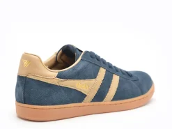 Gola EQUIPE II SUEDE Bleu Baskets Basses Homme